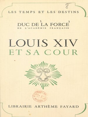 cover image of Louis XIV et sa cour
